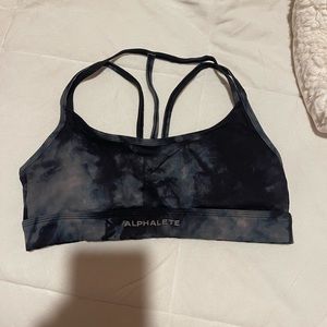 Black oil stain bra
